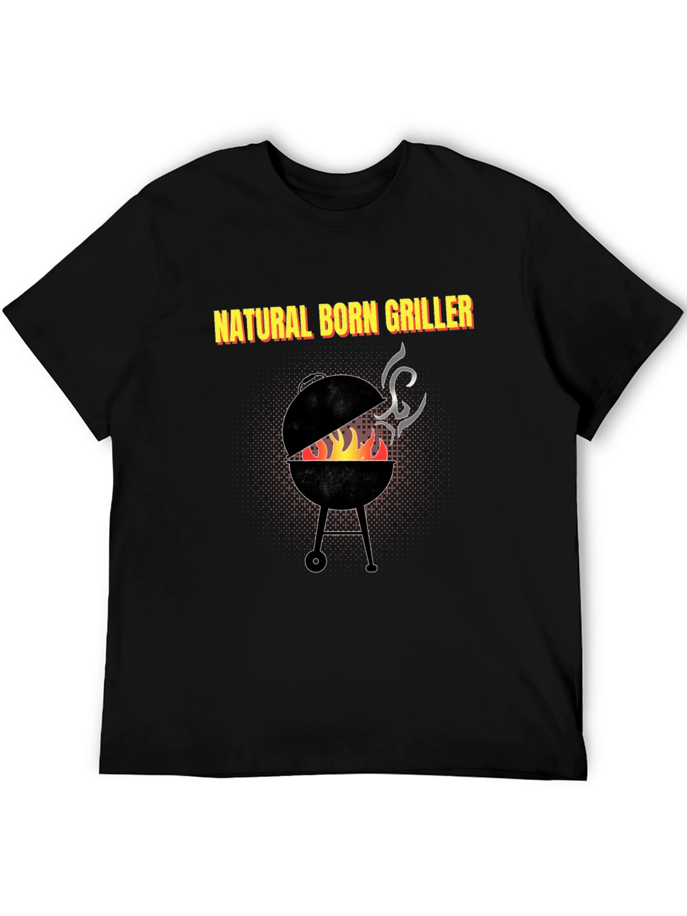 Natural Born Griller T-Shirt - BBQ Grill Master Tee