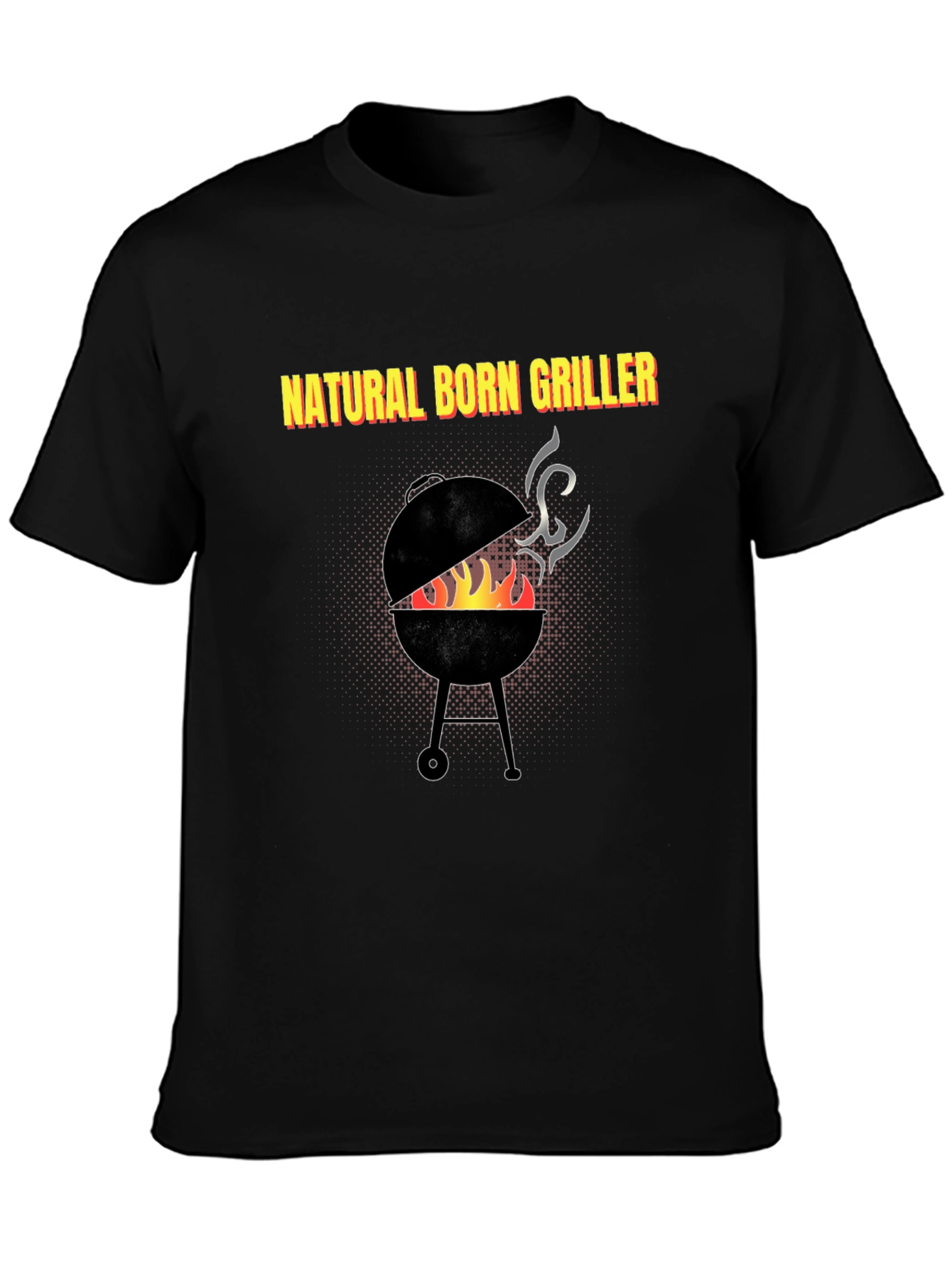 Natural Born Griller T-Shirt - BBQ Grill Master Tee