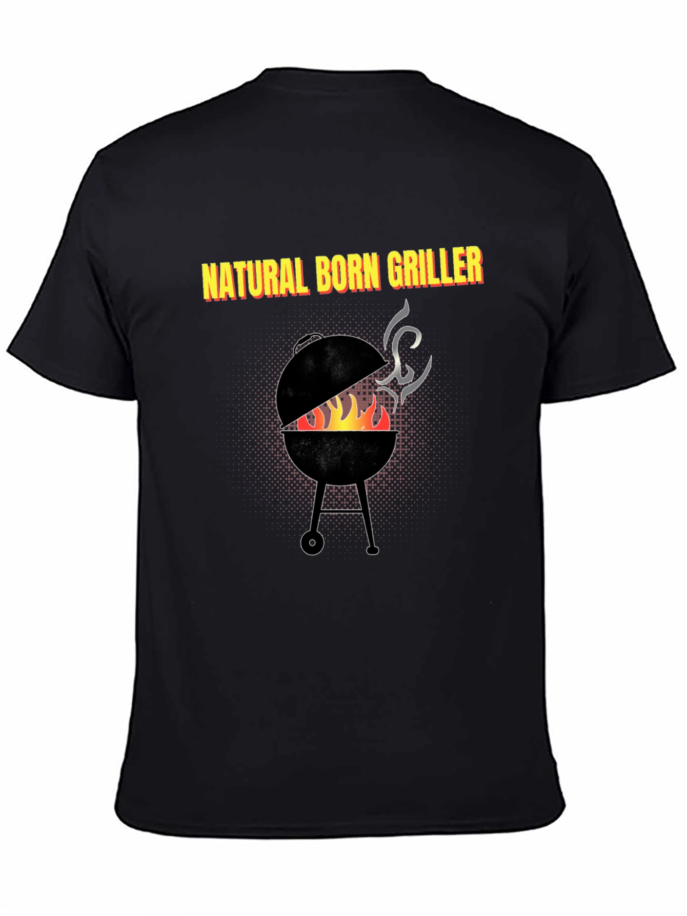 Natural Born Griller T-Shirt - BBQ Grill Master Tee