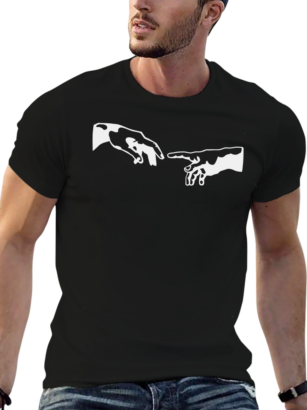 Creation of Adam T-Shirt - Michelangelo Inspired Tee