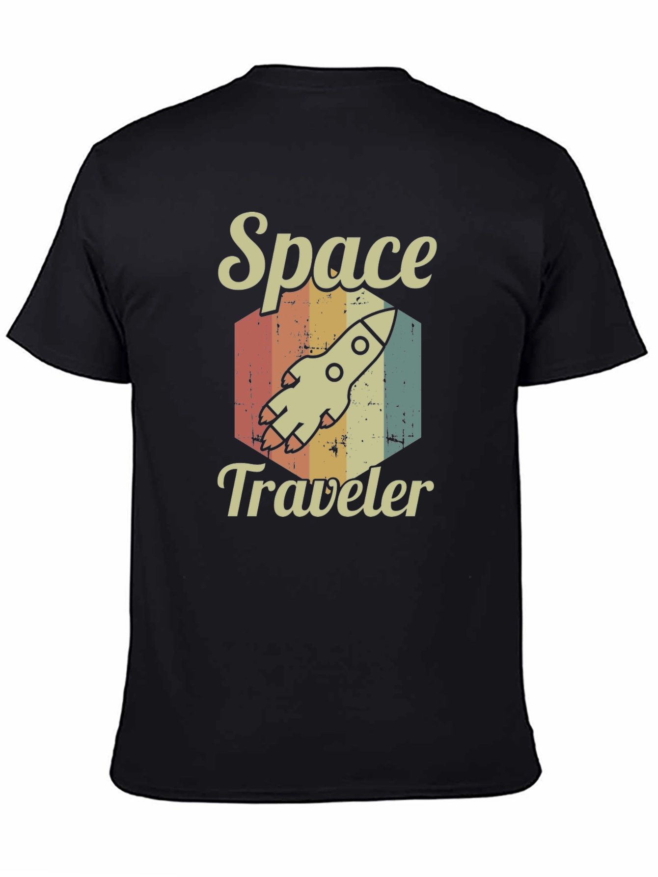 Space Traveler Retro Graphic T-Shirt