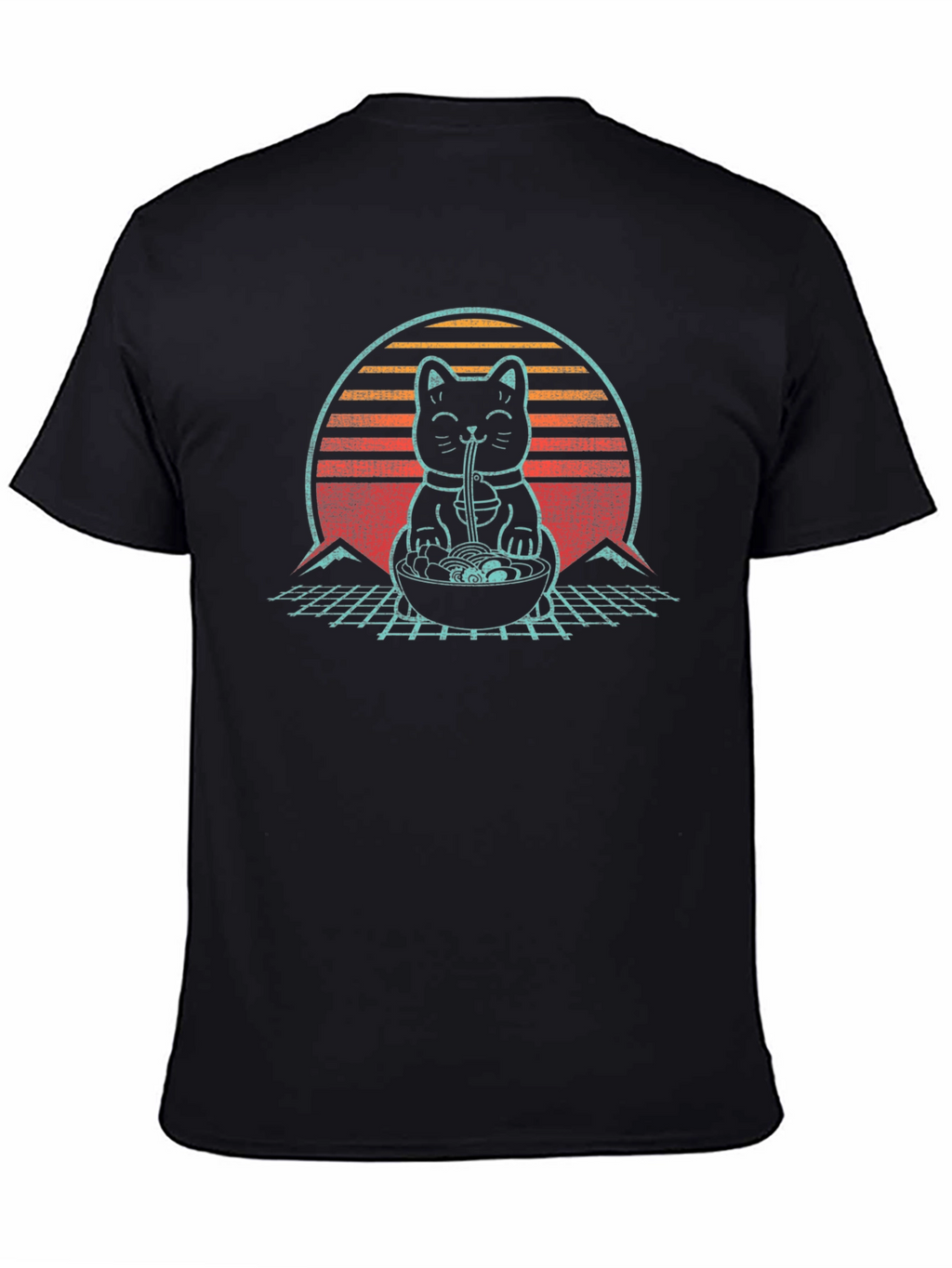 Retro Ramen Cat T-Shirt