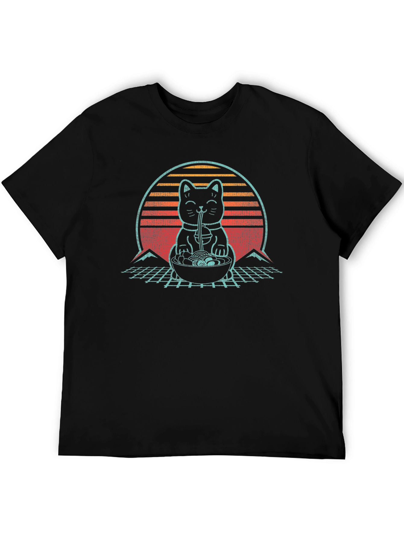 Retro Ramen Cat T-Shirt