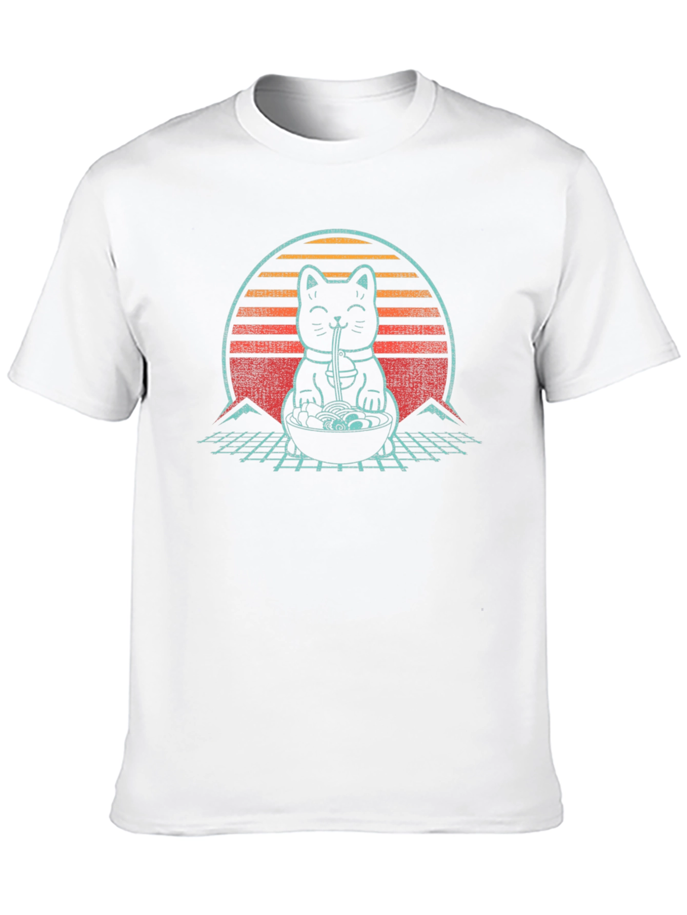 Retro Ramen Cat T-Shirt