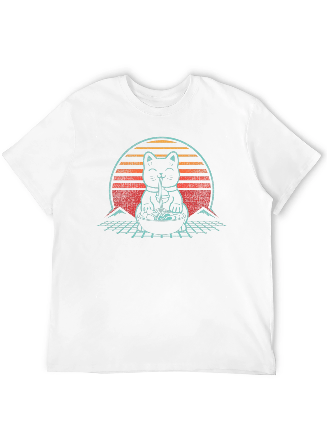 Retro Ramen Cat T-Shirt