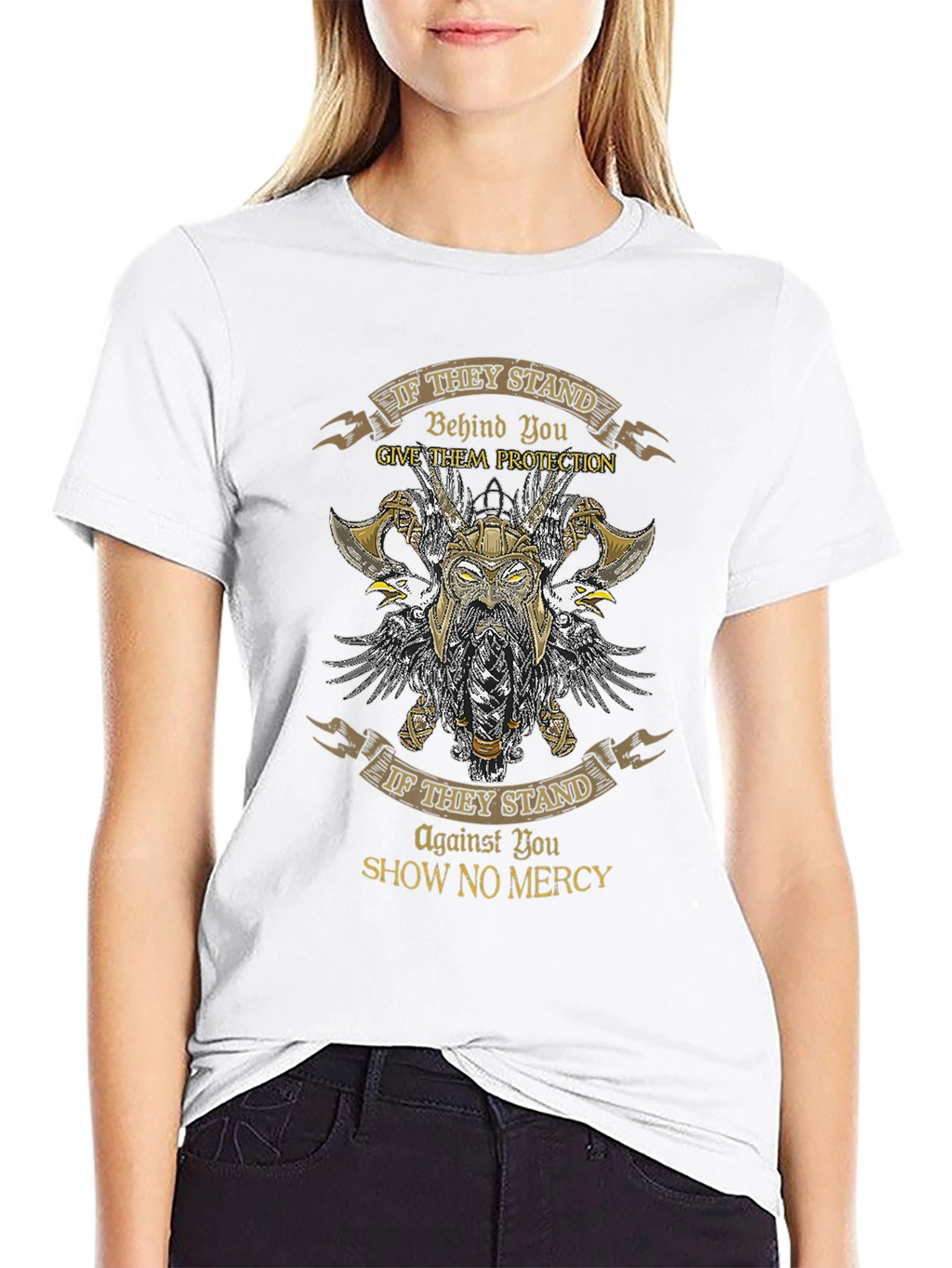 Viking Protection T-Shirt - Show No Mercy