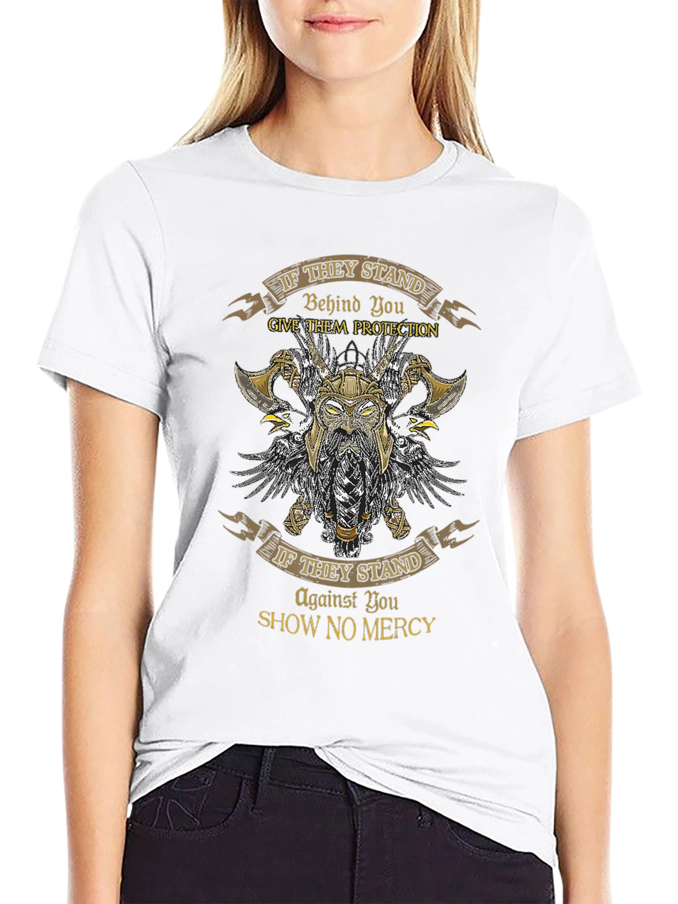 Viking Protection T-Shirt - Show No Mercy