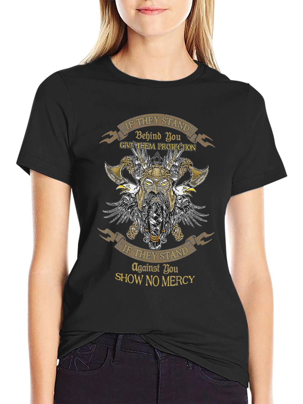 Viking Protection T-Shirt - Show No Mercy