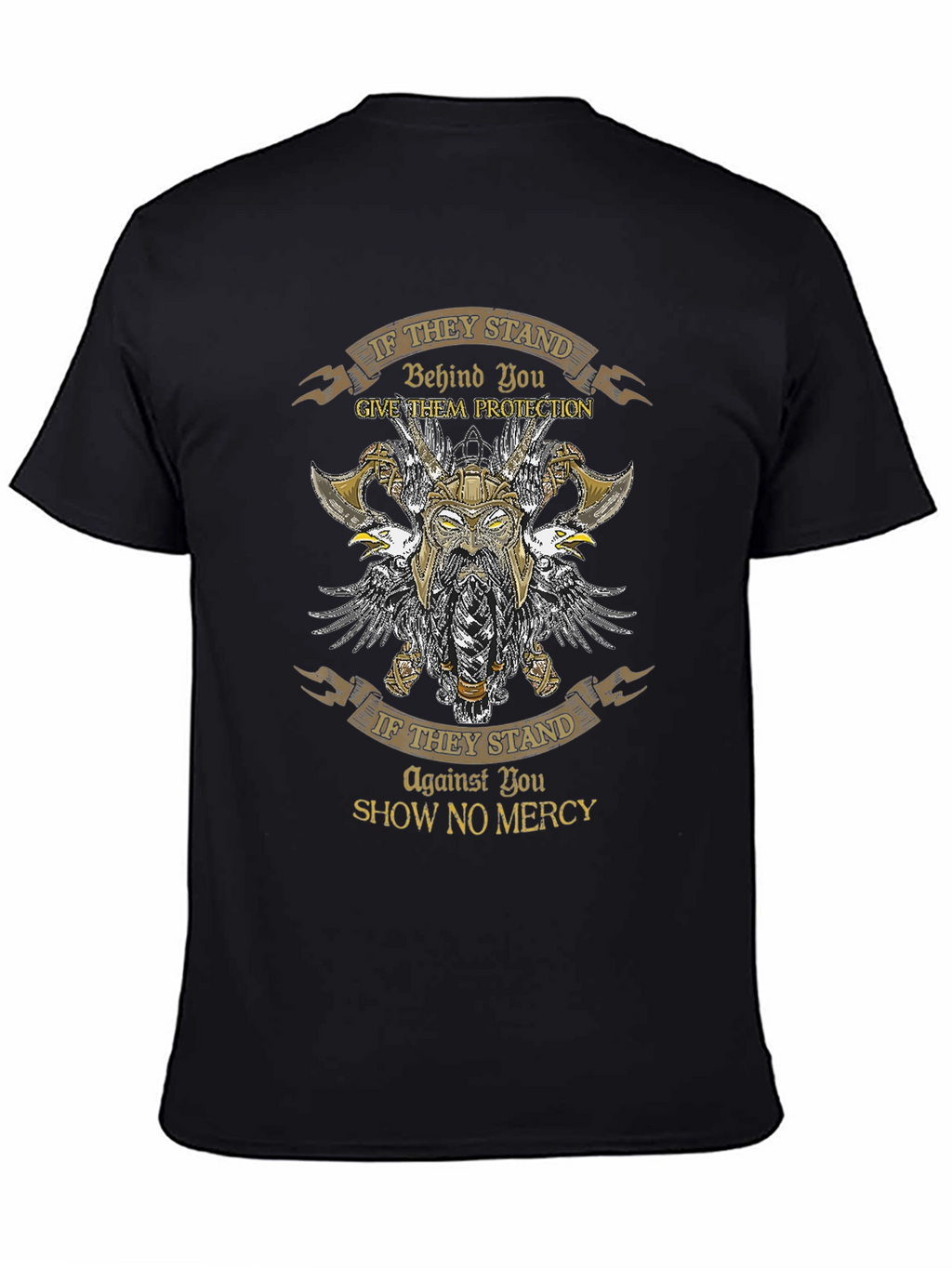 Viking Protection T-Shirt - Show No Mercy