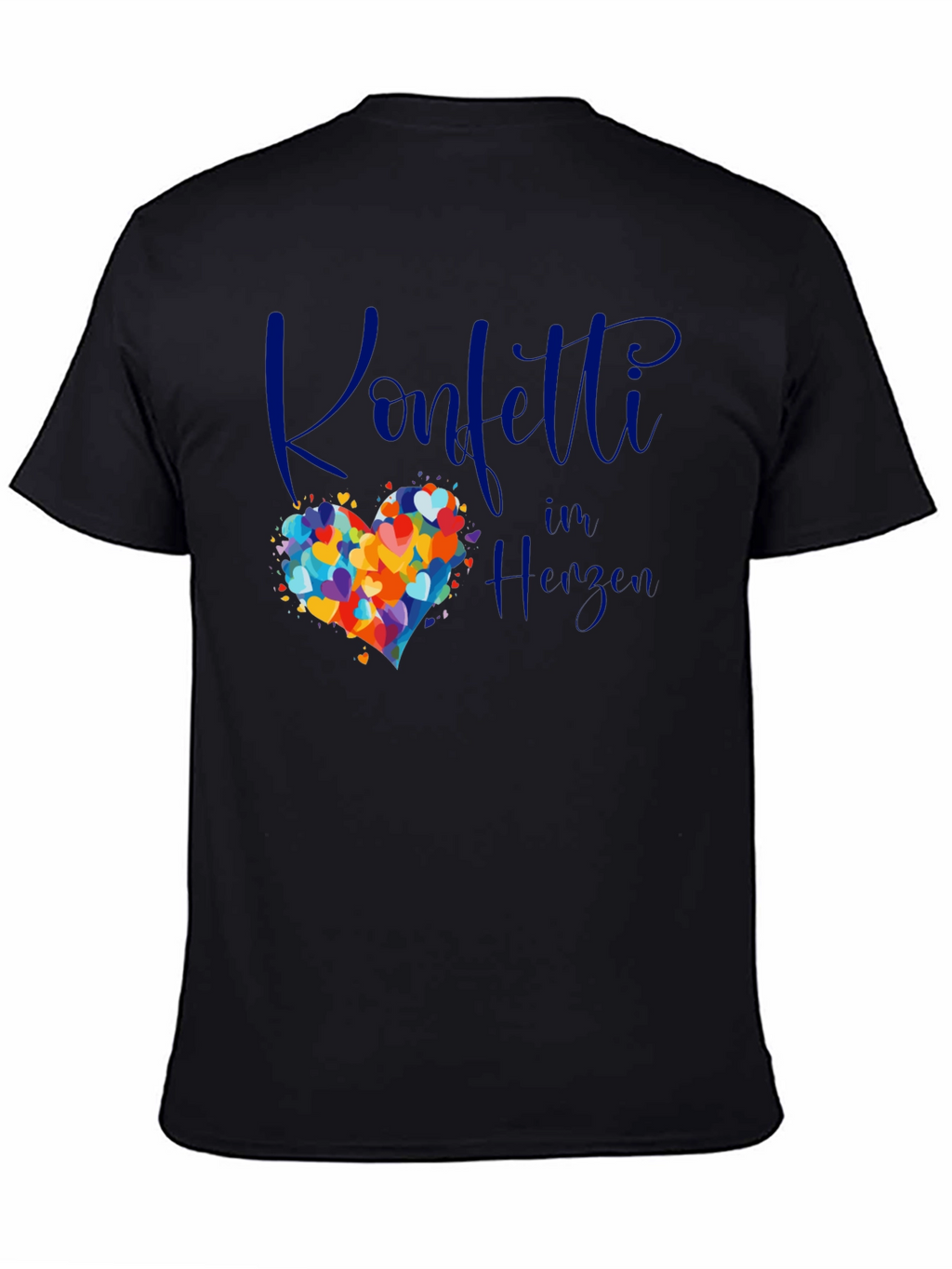 Confetti in Herzen Graphic Tee