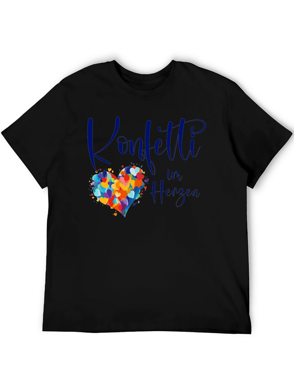 Confetti in Herzen Graphic Tee