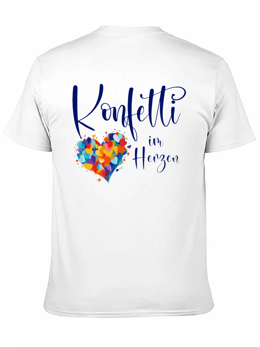 Confetti in Herzen Graphic Tee