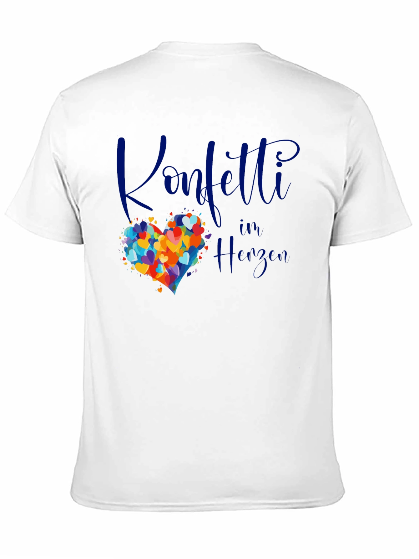 Confetti in Herzen Graphic Tee
