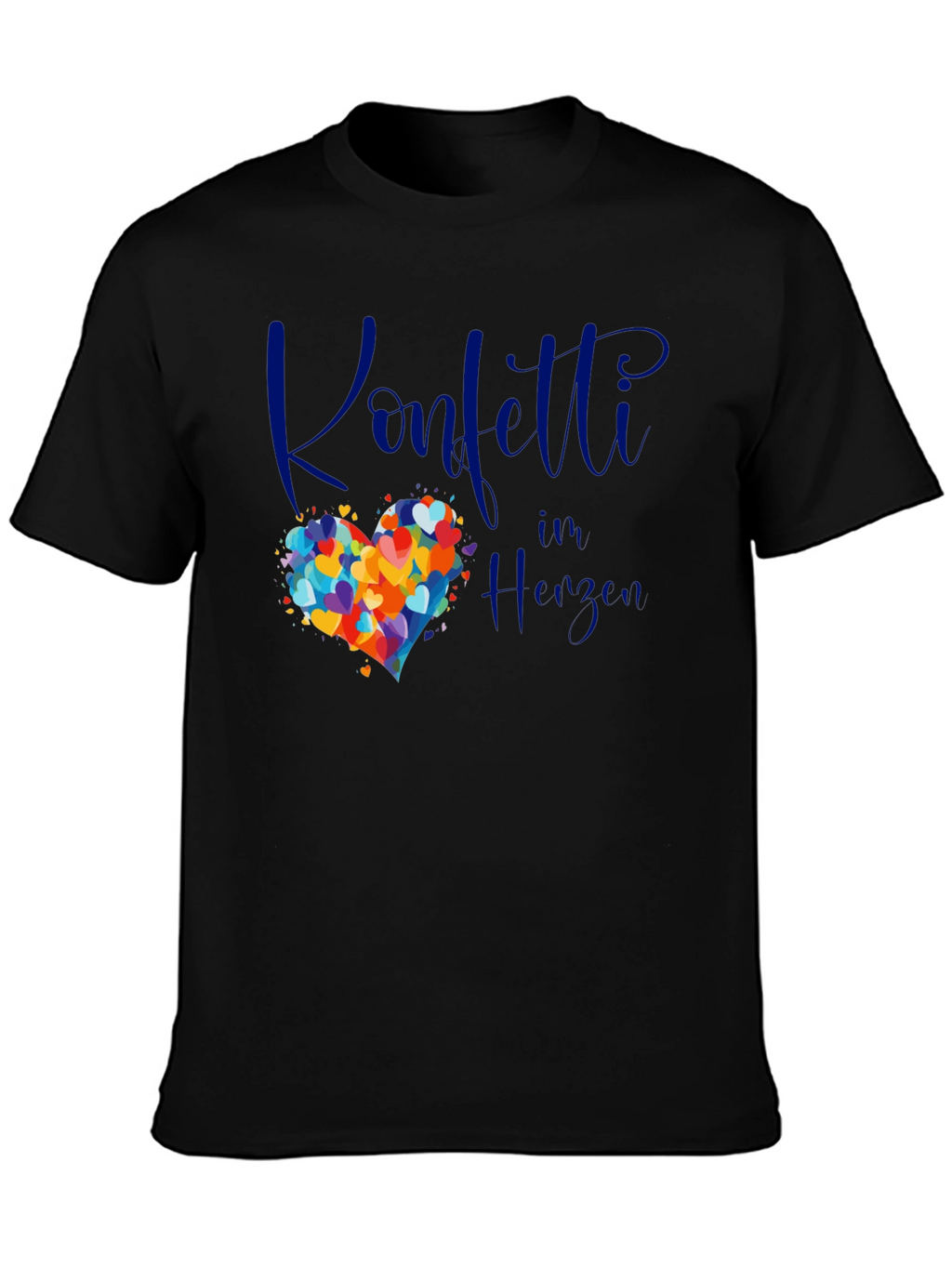 Confetti in Herzen Graphic Tee