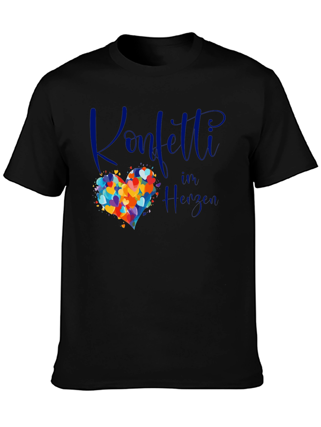 Confetti in Herzen Graphic Tee