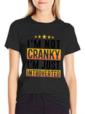 Introverted T-Shirt - Funny Slogan Tee