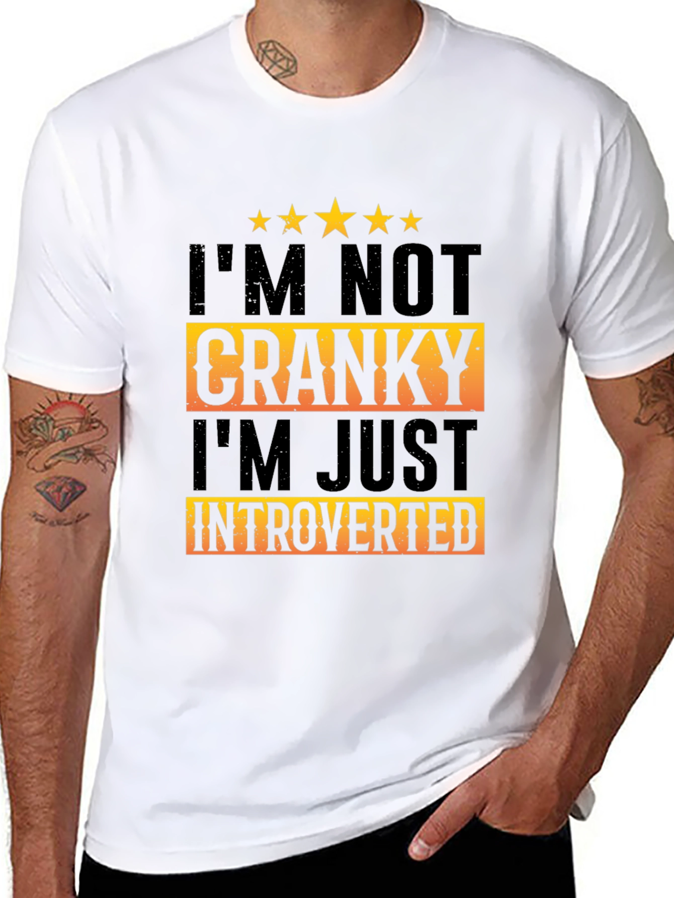 Introverted T-Shirt - Funny Slogan Tee