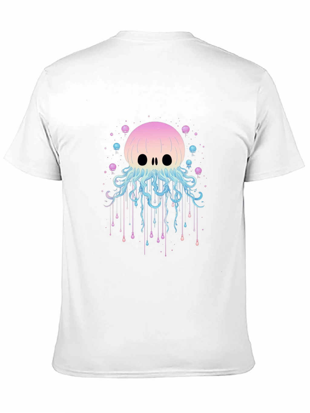 Skull Jellyfish Graphic Print T-Shirt