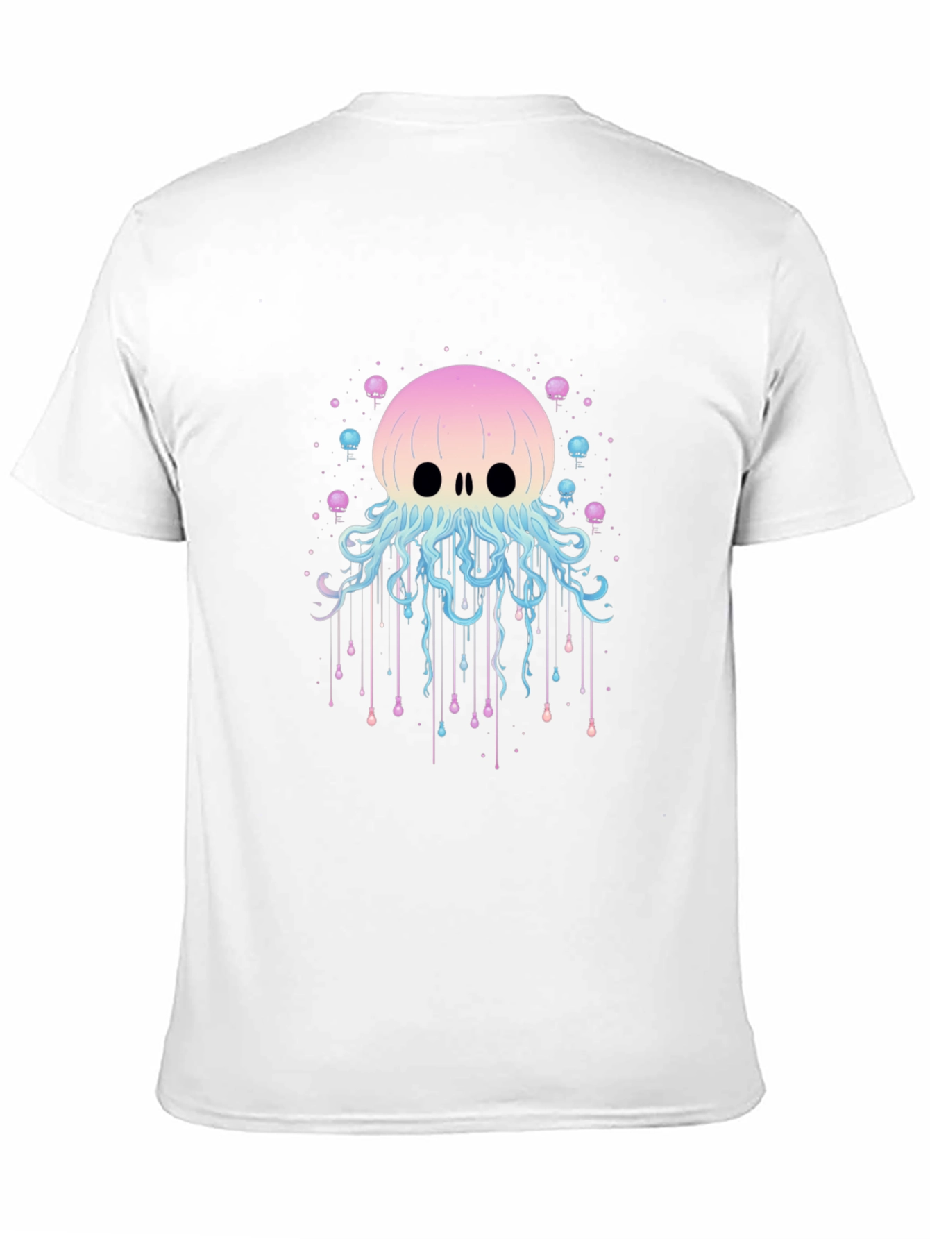 Skull Jellyfish Graphic Print T-Shirt