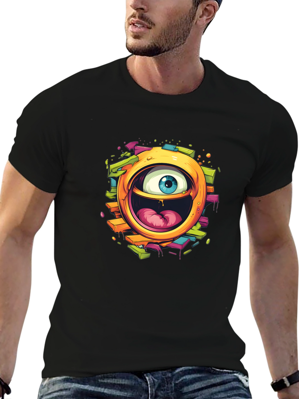 Eye See You Graphic T-Shirt - Modern Streetwear Tee