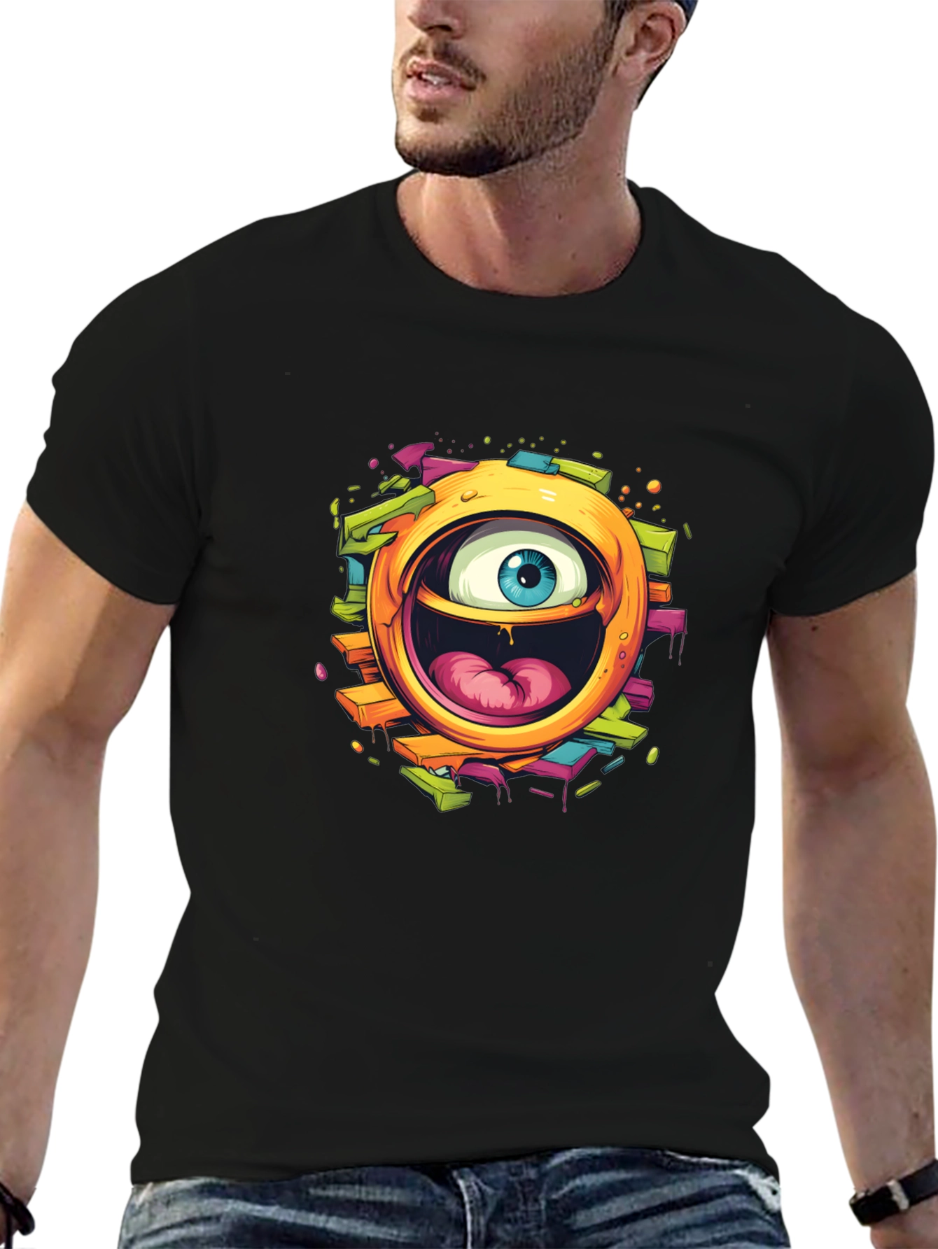 Eye See You Graphic T-Shirt - Modern Streetwear Tee