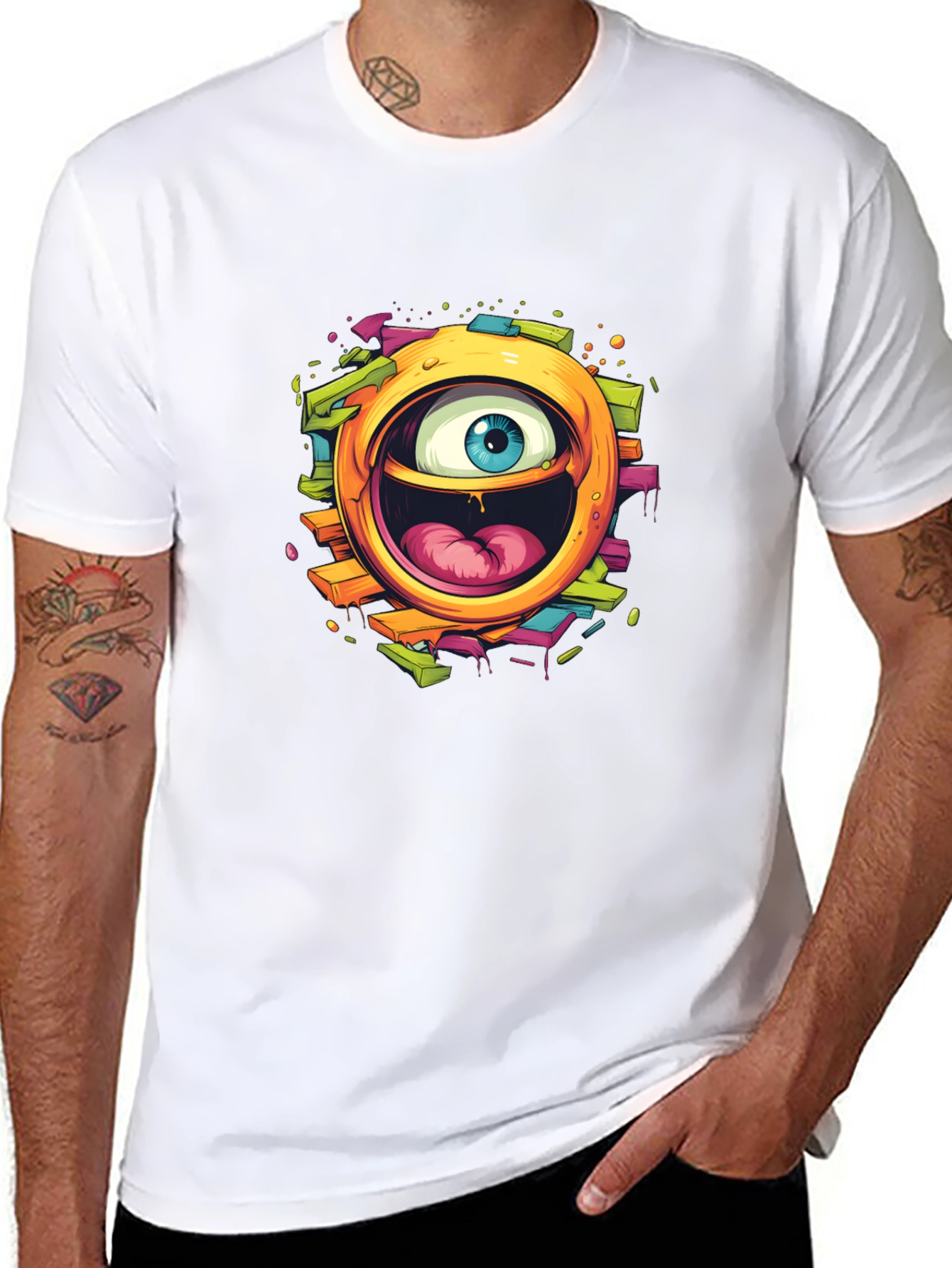 Eye See You Graphic T-Shirt - Modern Streetwear Tee