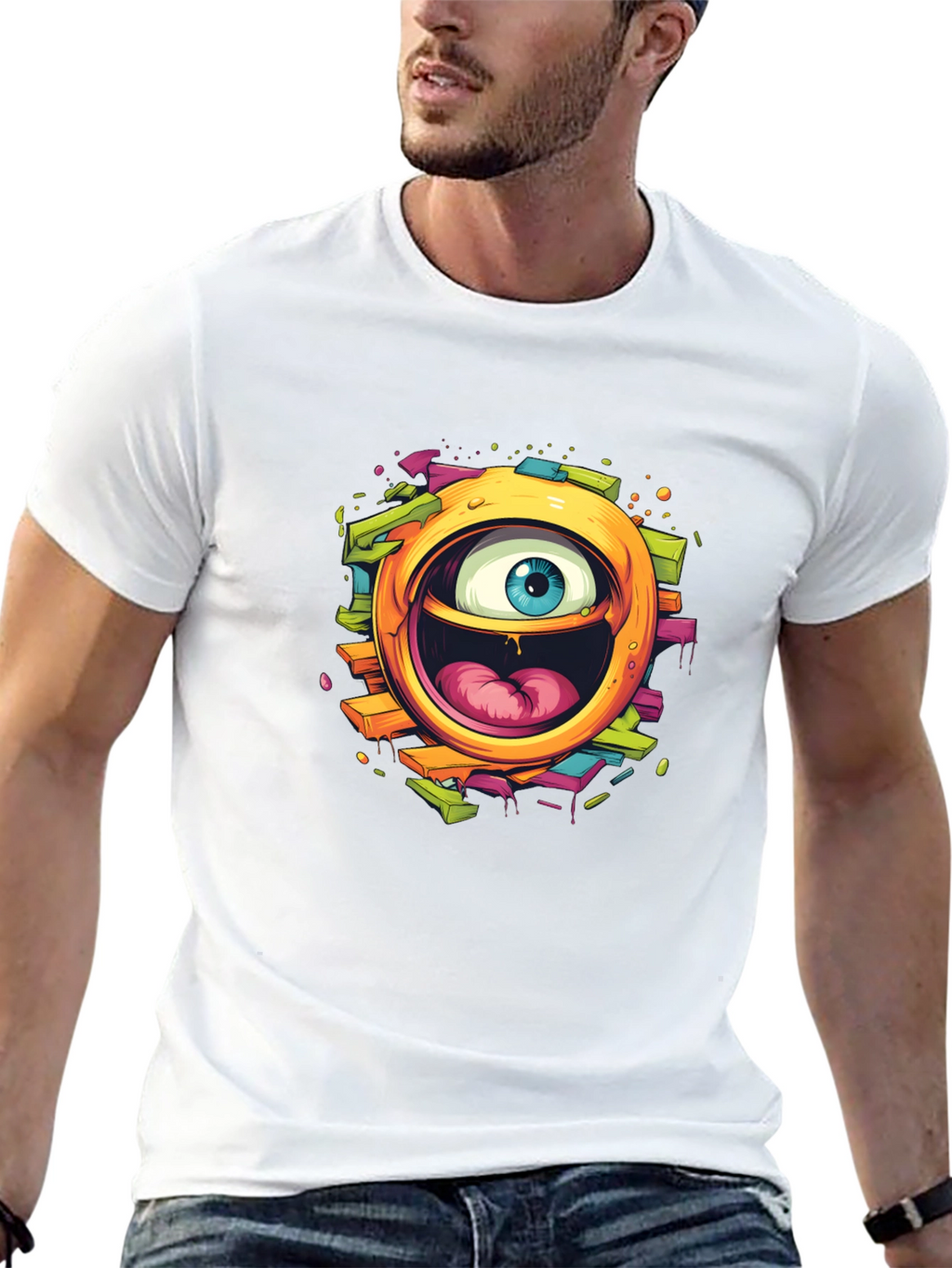 Eye See You Graphic T-Shirt - Modern Streetwear Tee
