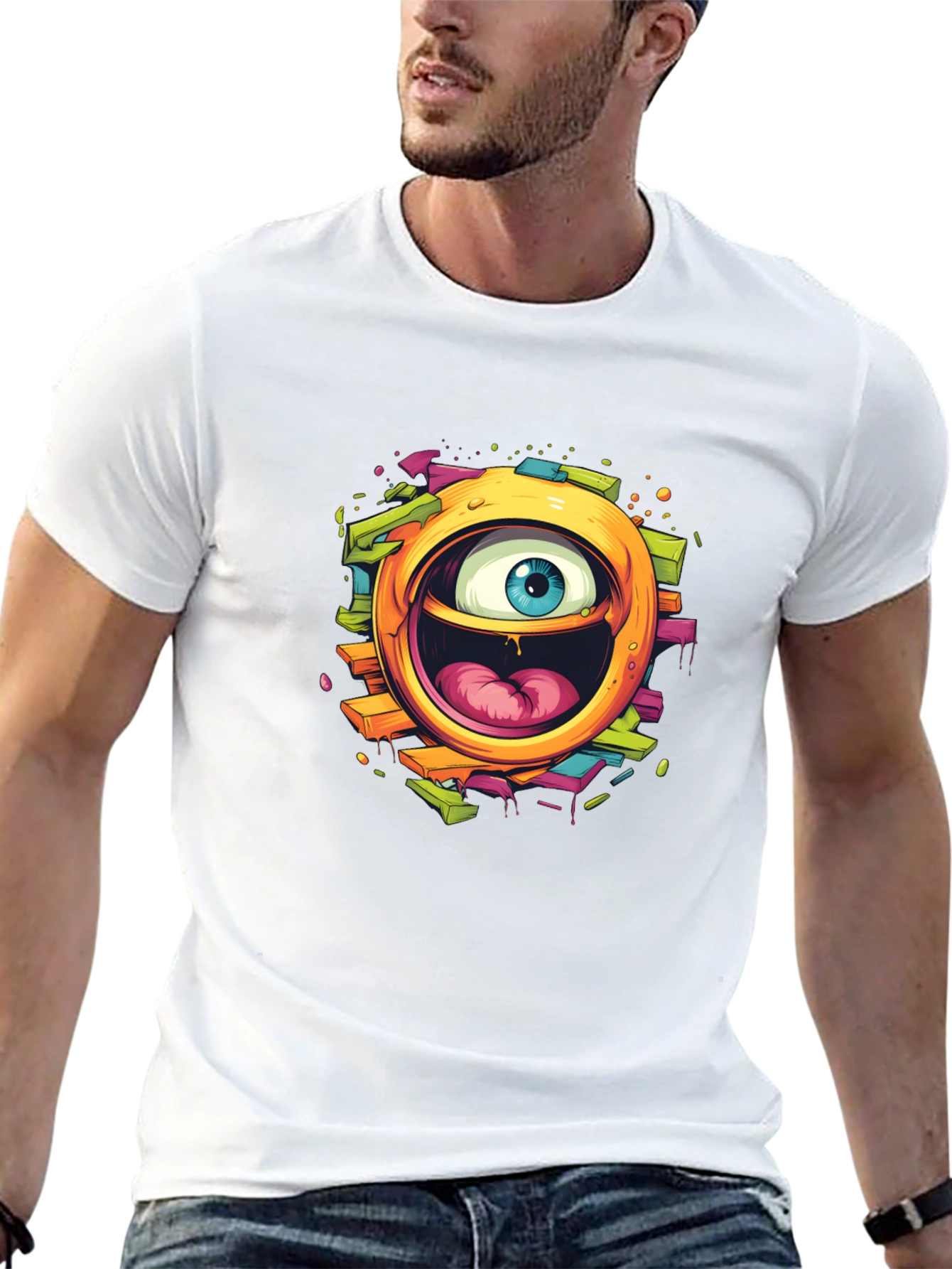 Eye See You Graphic T-Shirt - Modern Streetwear Tee