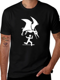 Pterodactyl Attack Graphic Tee - Black