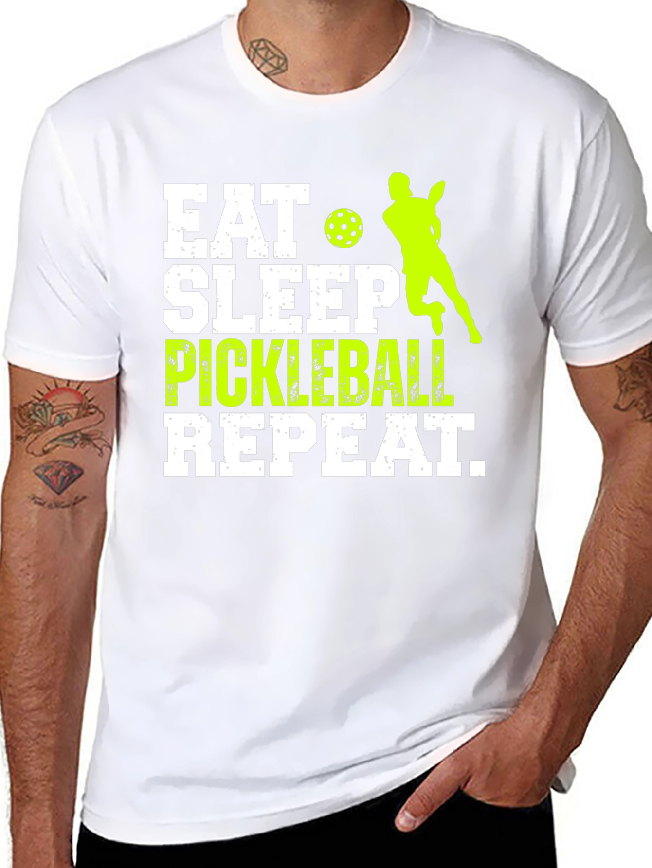 Eat Sleep Pickleball Repeat T-Shirt