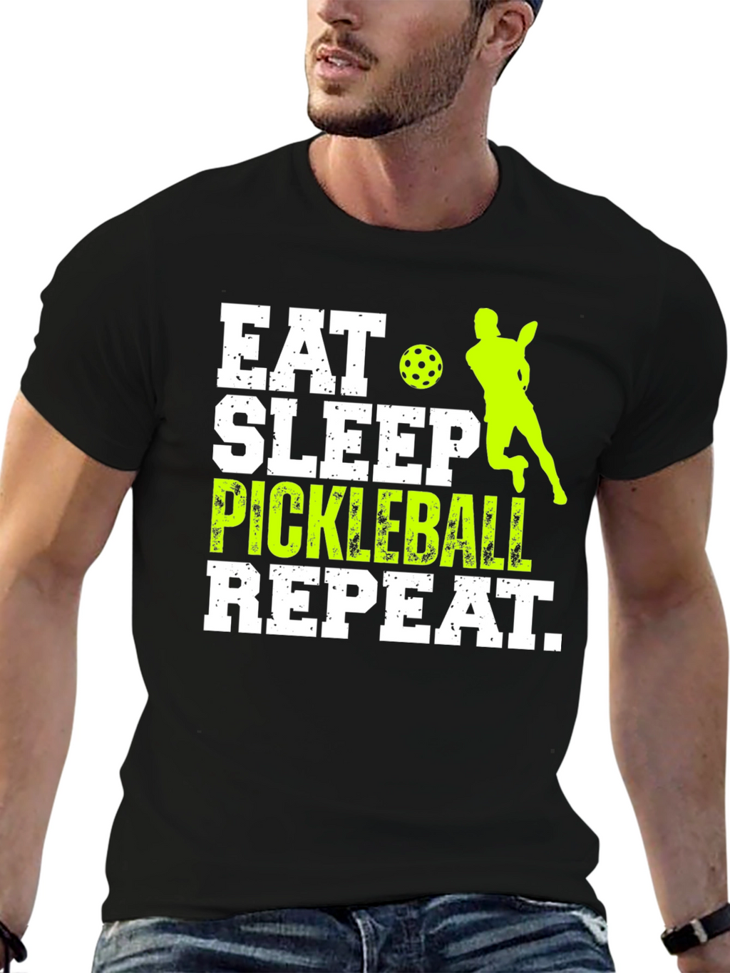 Eat Sleep Pickleball Repeat T-Shirt