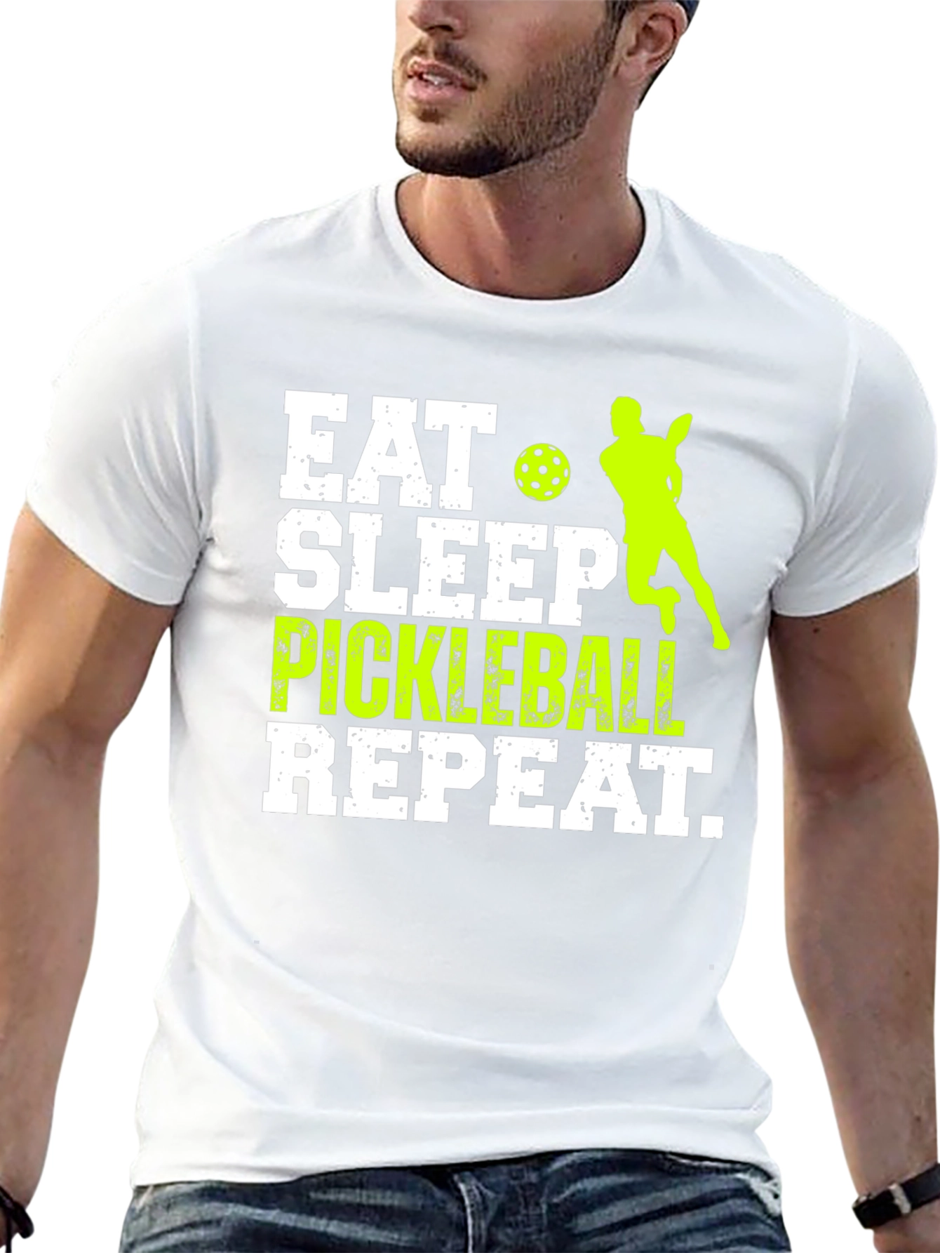 Eat Sleep Pickleball Repeat T-Shirt