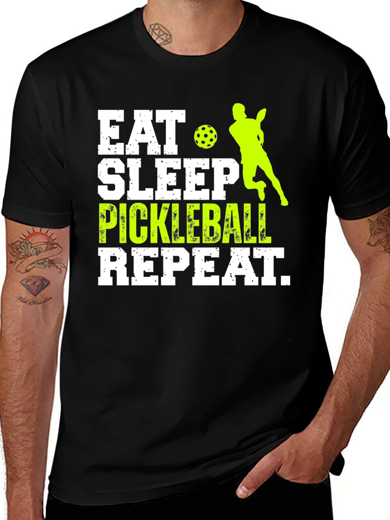 Eat Sleep Pickleball Repeat T-Shirt