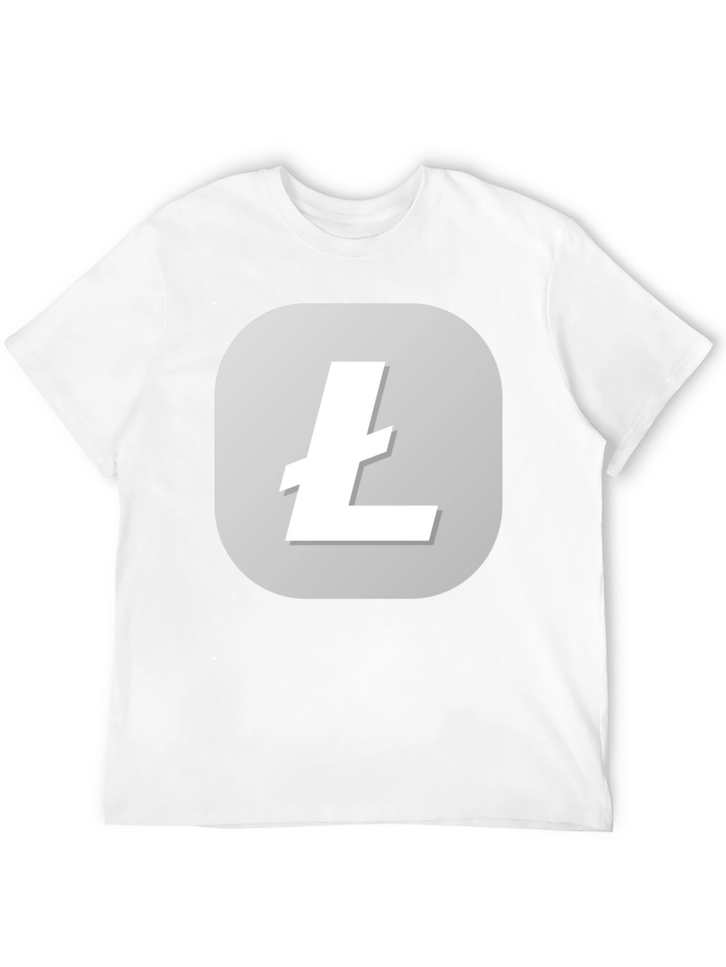 Litecoin Logo Black T-Shirt - Crypto Tee