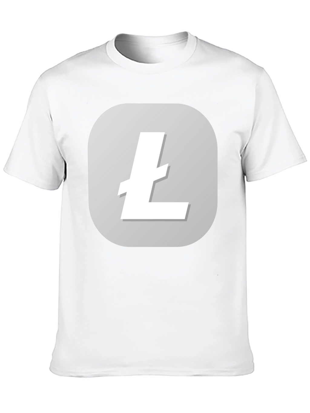 Litecoin Logo Black T-Shirt - Crypto Tee