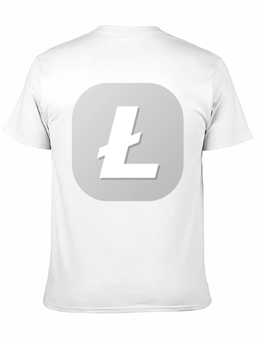 Litecoin Logo Black T-Shirt - Crypto Tee