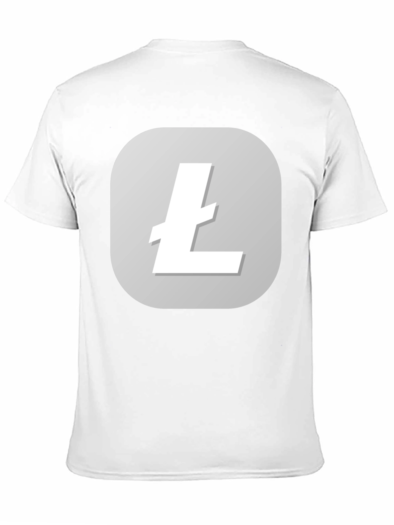 Litecoin Logo Black T-Shirt - Crypto Tee