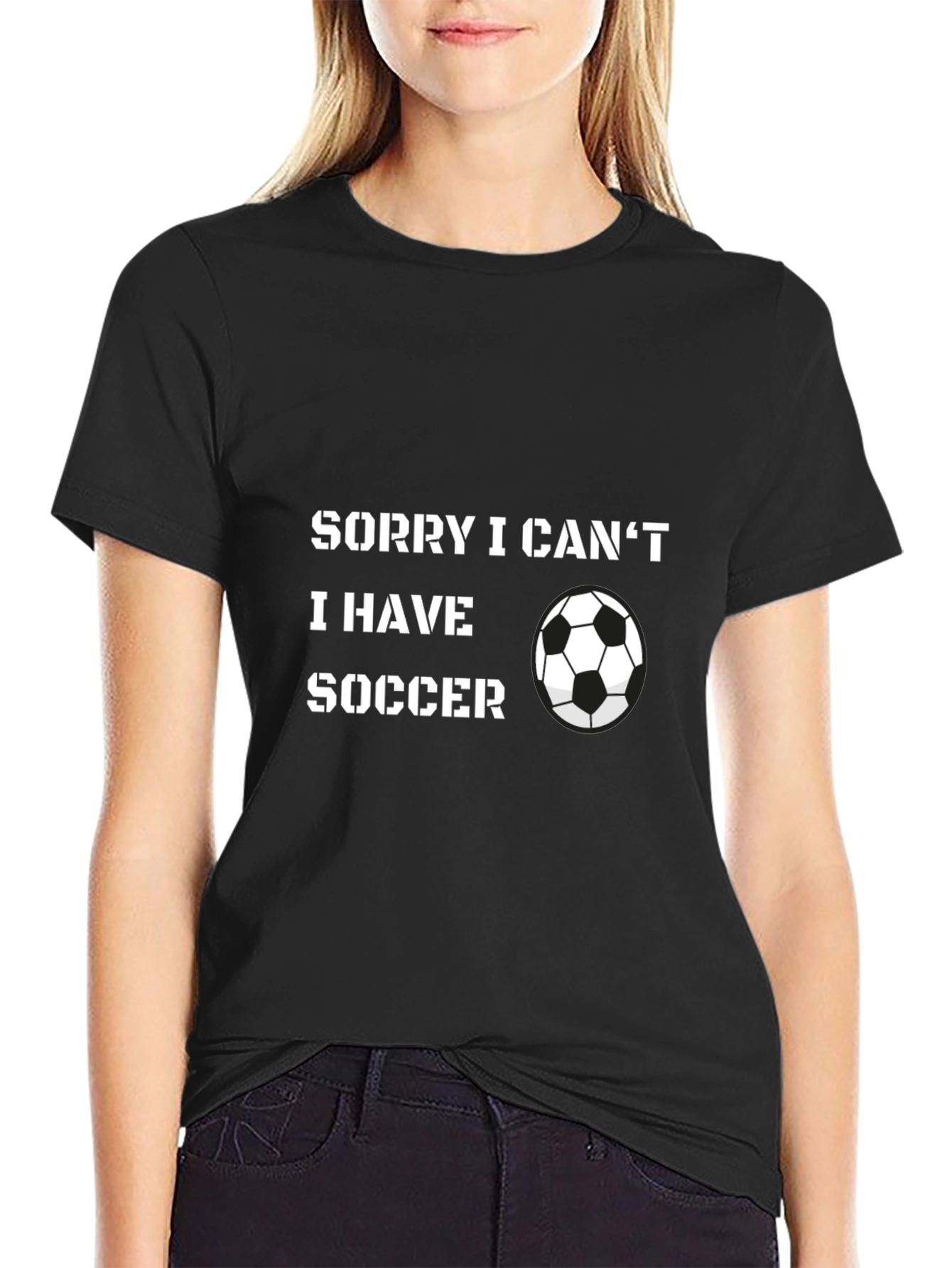 Sorry I Cant Soccer T-Shirt