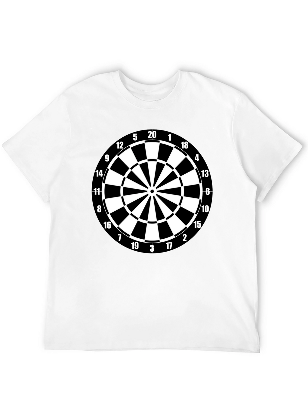 Dartboard Graphic Tee - Target Practice Shirt