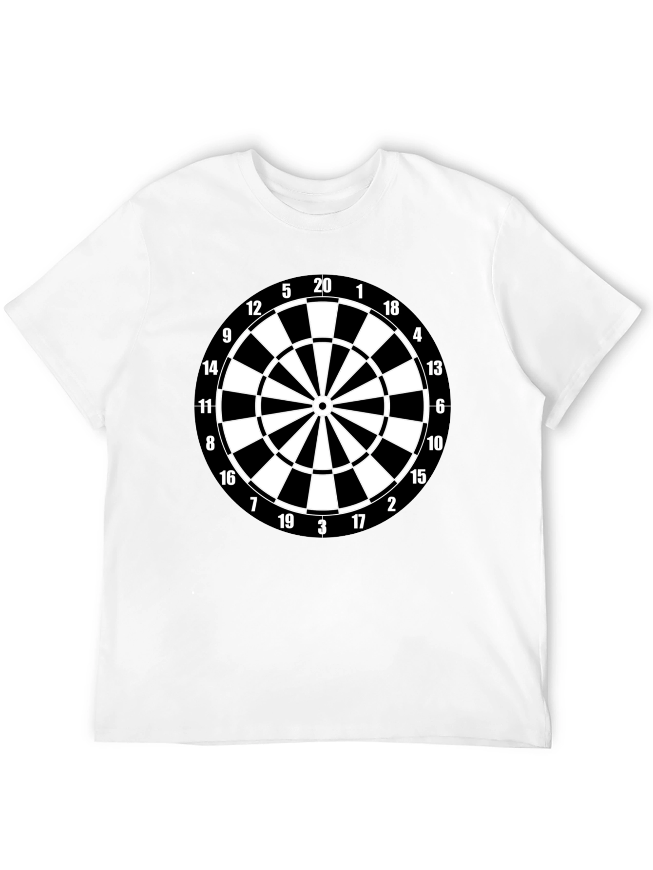 Dartboard Graphic Tee - Target Practice Shirt