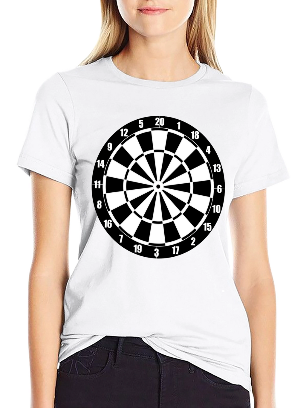 Dartboard Graphic Tee - Target Practice Shirt