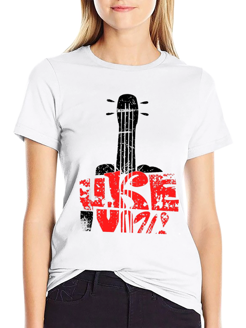 Ukulele Guitar T-Shirt - Music Lover Tee