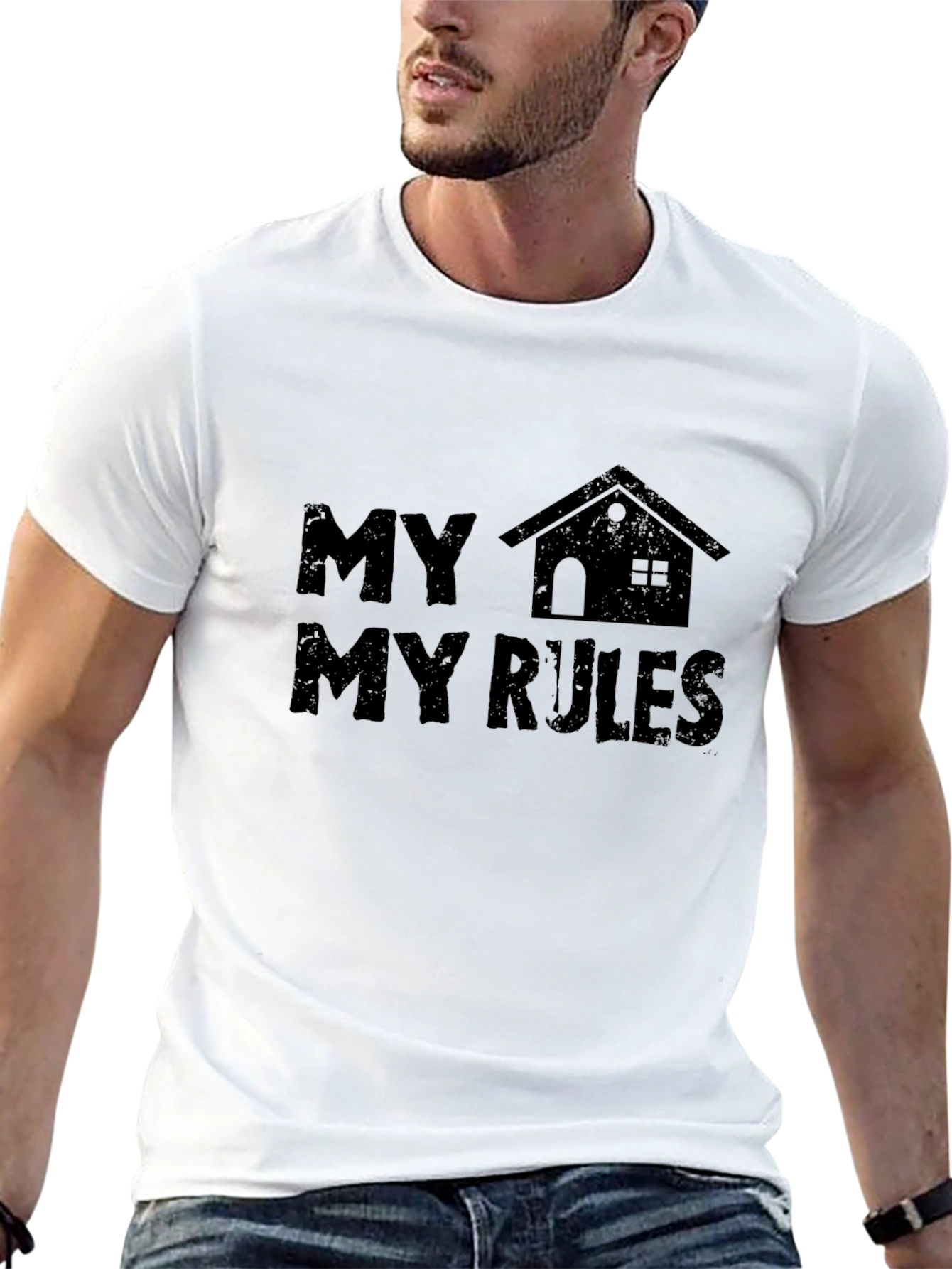 My House My Rules Black T-Shirt