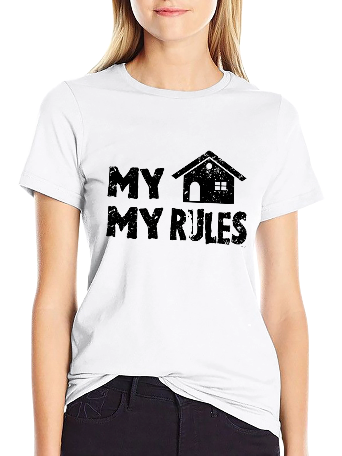 My House My Rules Black T-Shirt