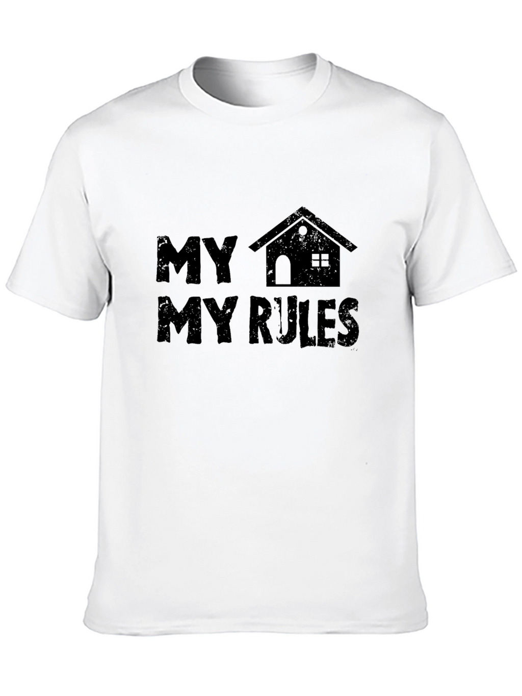 My House My Rules Black T-Shirt