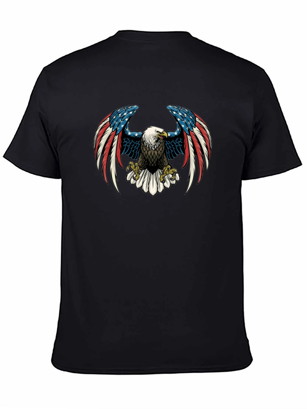 American Eagle Graphic Print Black T-Shirt