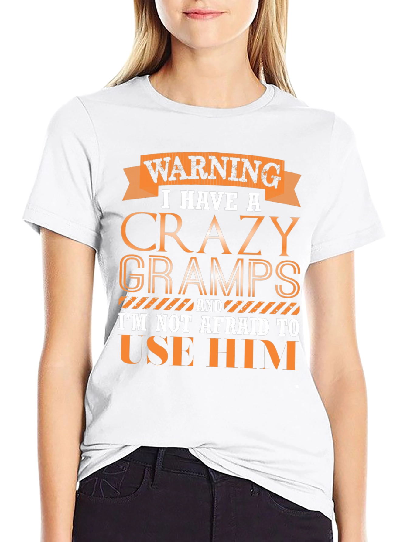 Warning Crazy Gramps T-Shirt
