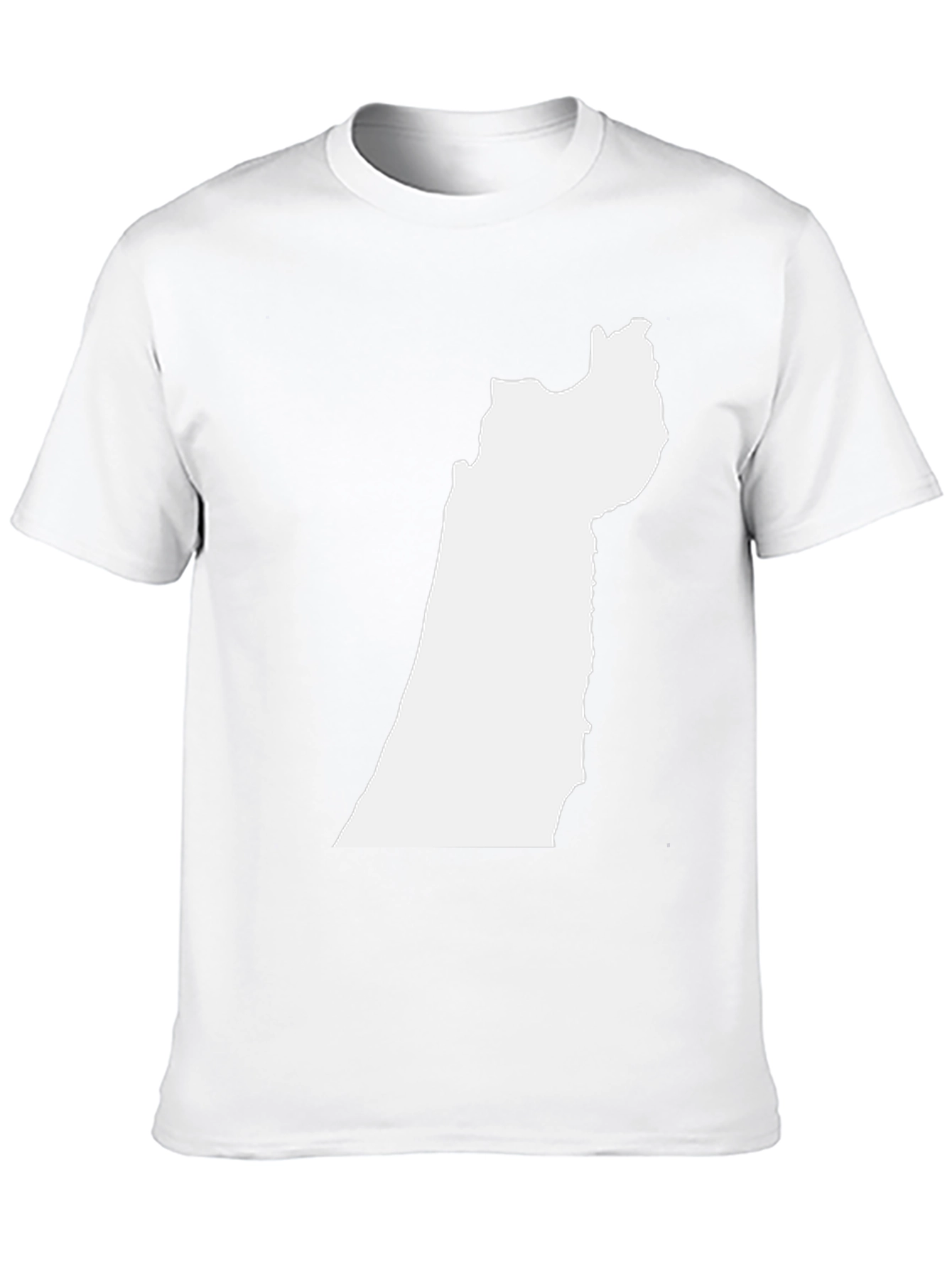 Geometric Map T-Shirt - Modern Design