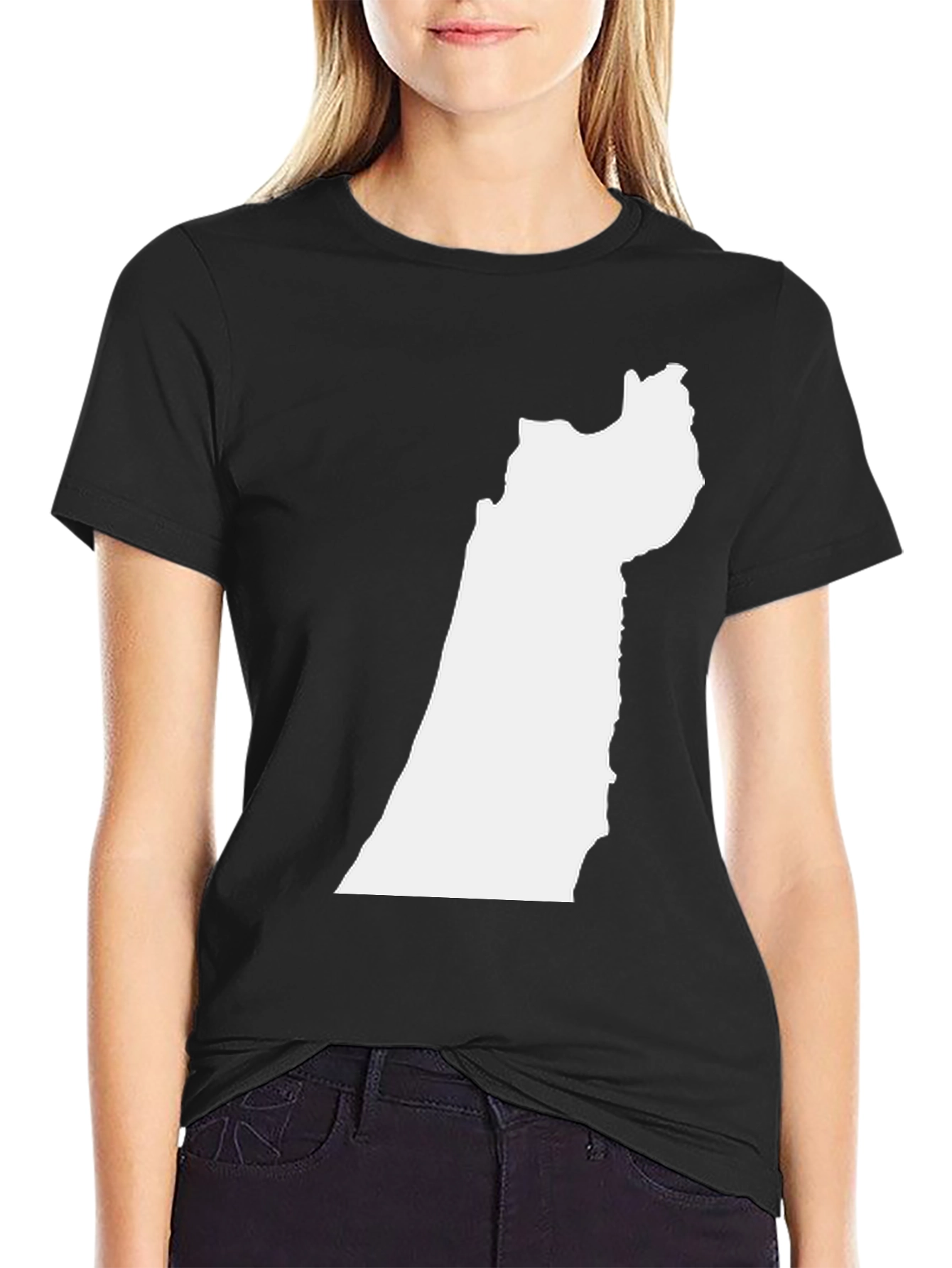 Geometric Map T-Shirt - Modern Design