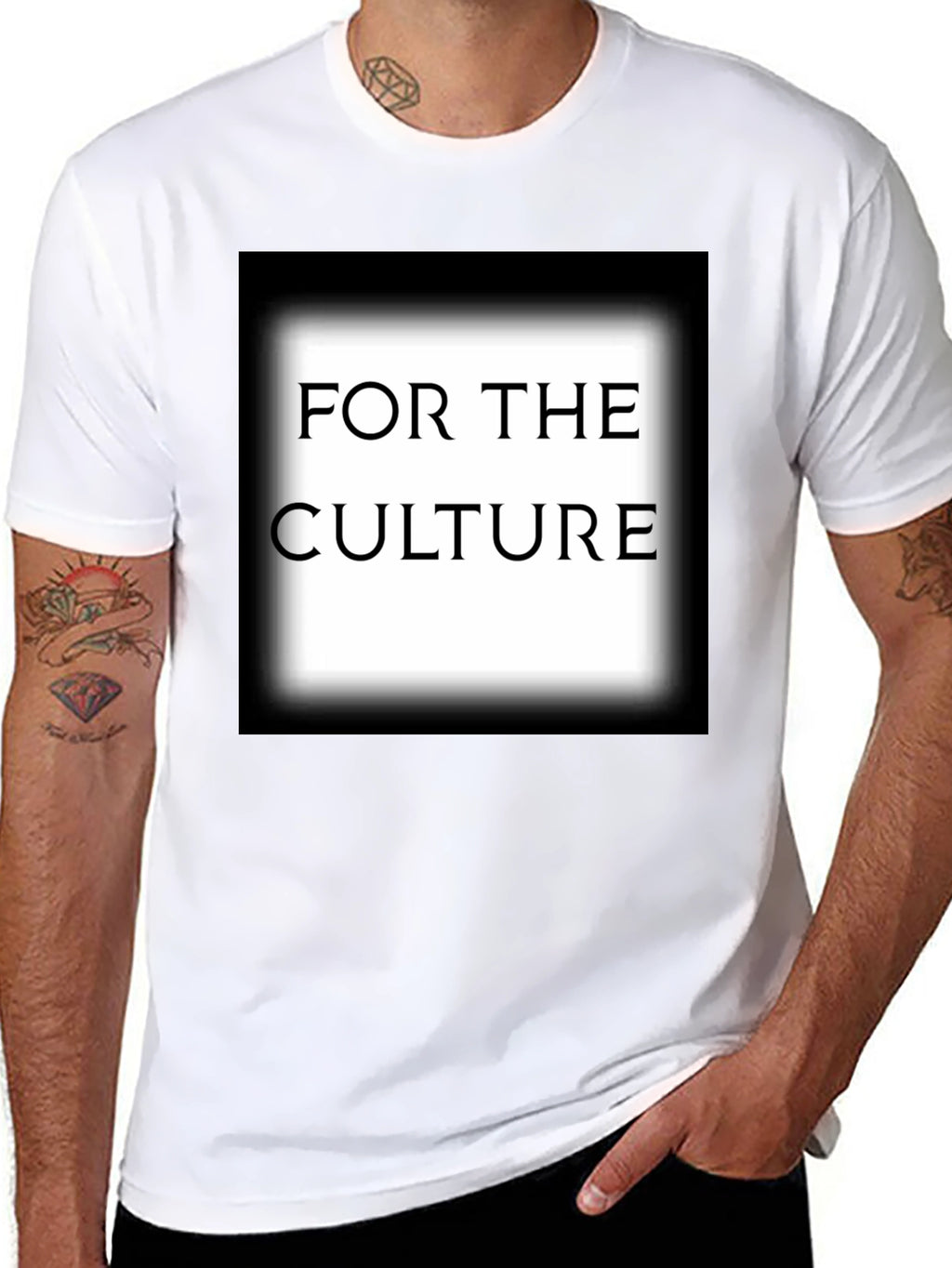 For the Culture Black Graphic Tee